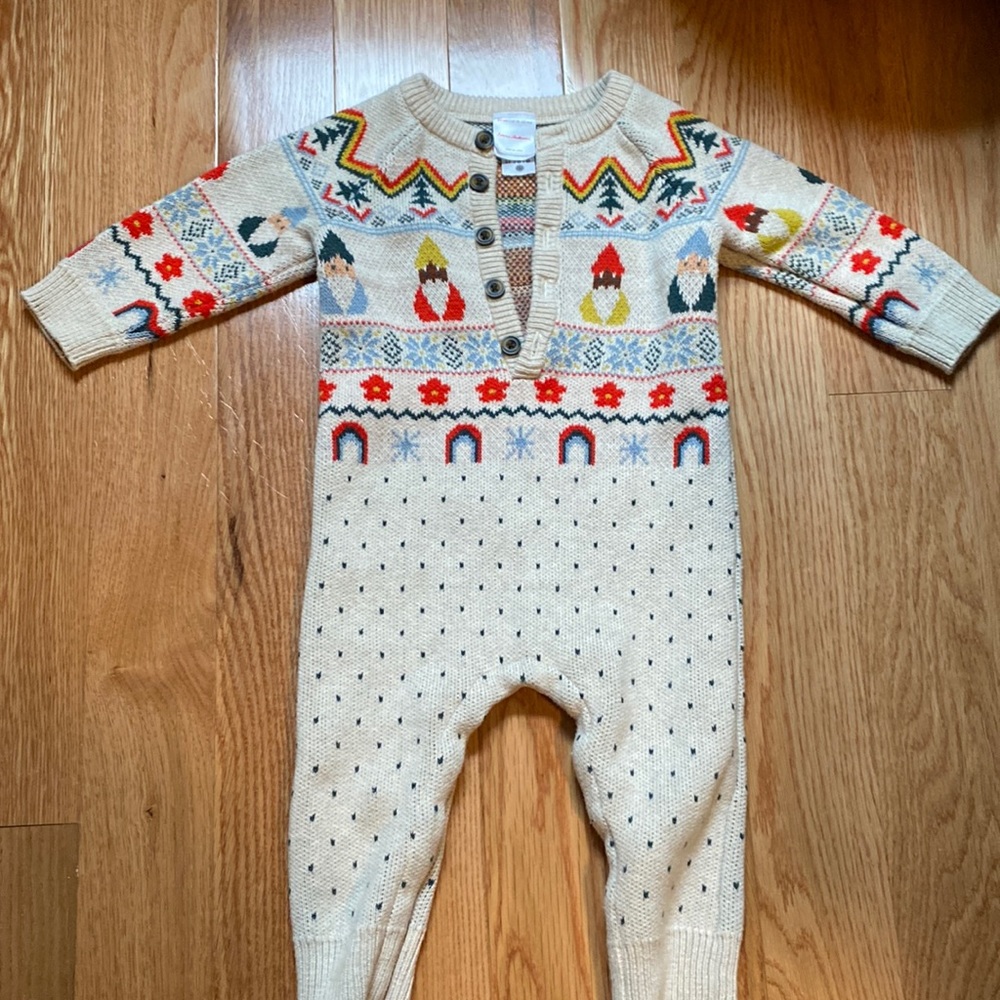 Hanna Anderson Gnome one piece